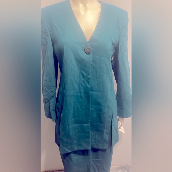 Dior Other - Dior Green Skirt Suit 100% Wool . Women’s Size 10